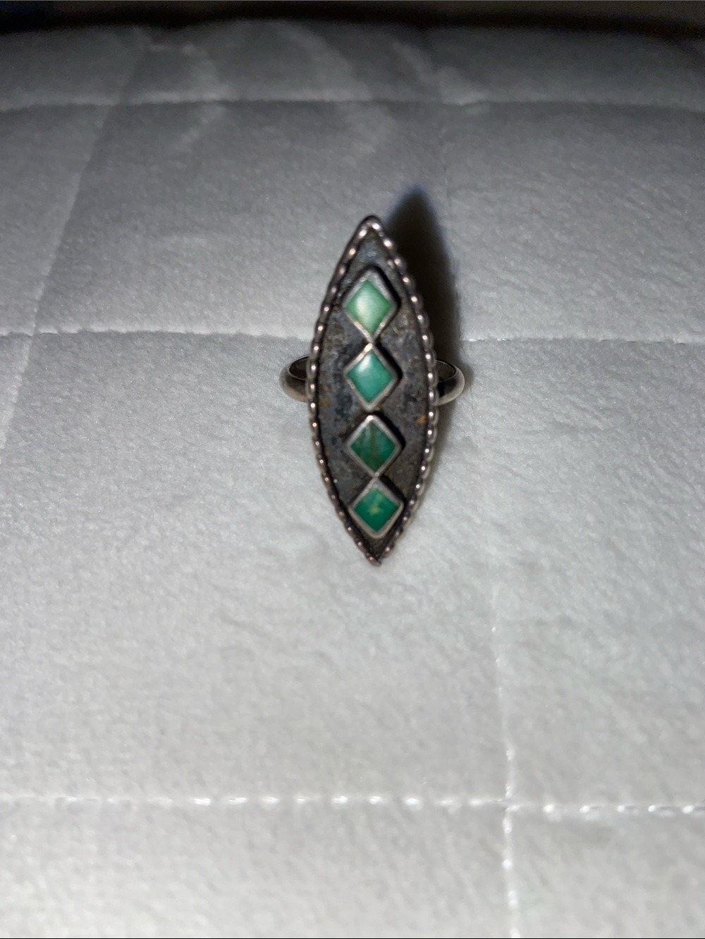 Vintage Native American Zuni Sterling Silver Ring